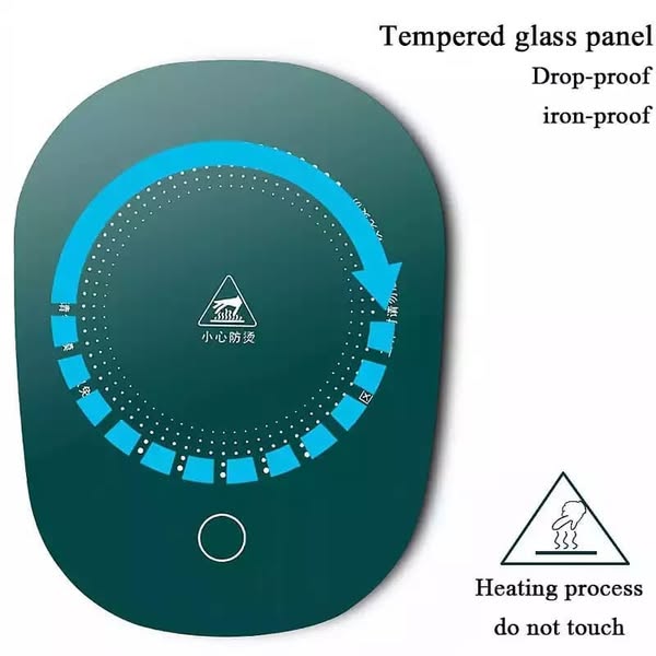 Ceramic Coffee Cup With Automatic Heating Pad