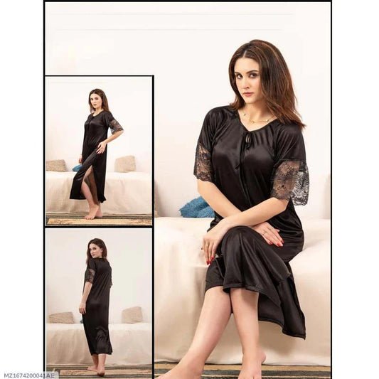 Comfortable Black Jersey Nightwear