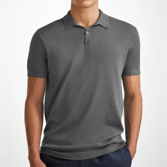 Grey Classy Soft Polo Shirts for Men
