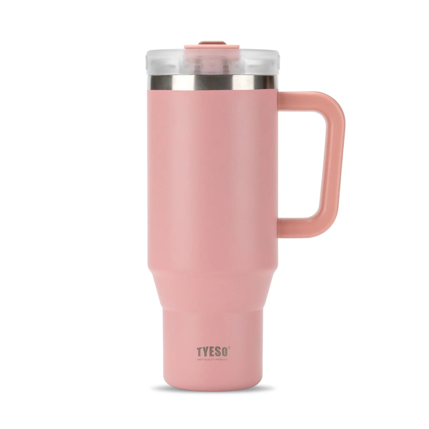 TYESO® Spill-Proof Stainless Steel Tumbler with Straw & Cleaning Brush (900ml) (TS-8868)