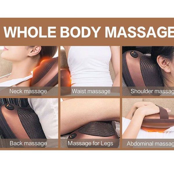 Pillow Massager With Deep Kneading Heated